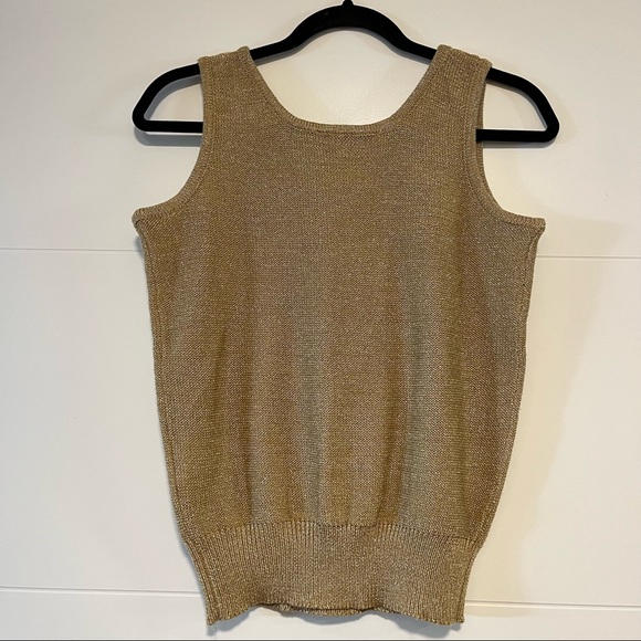 Vintage Gold Sweater Vest - Picture 7 of 14